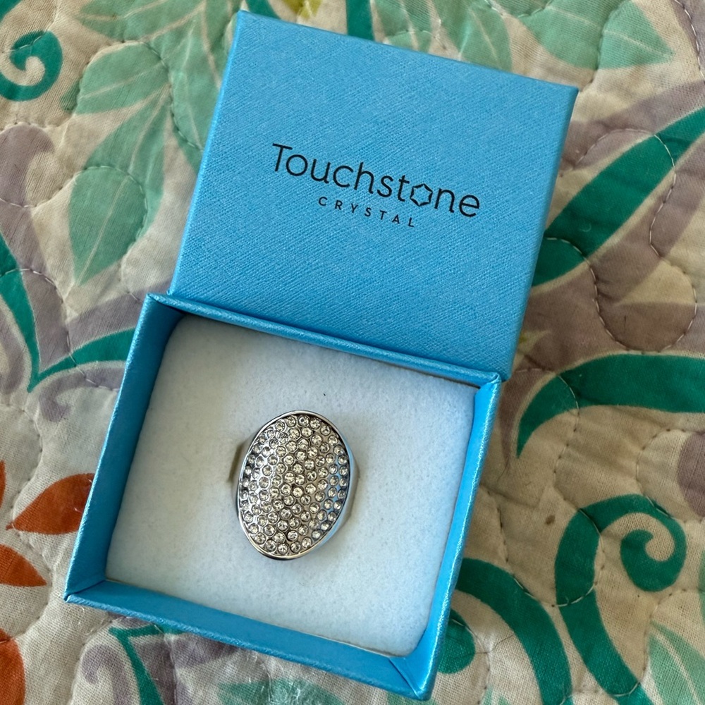 Touchstone Crystal Bling Ring size 7 - Picture 5 of 6